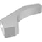 Ekena Millwork 5 1/2-in. W x 36-in. D x 36-in. H Legacy Architectural Grade PVC Knee Brace BRCP055X36X36LEC - alternate 2